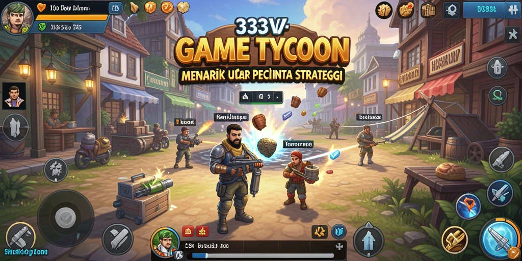 Tampilan gameplay Tycoon yang mendebarkan dan menarik di 333V.