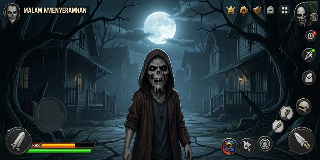 Gameplay menegangkan dengan atmosfer Horror yang mencekam.