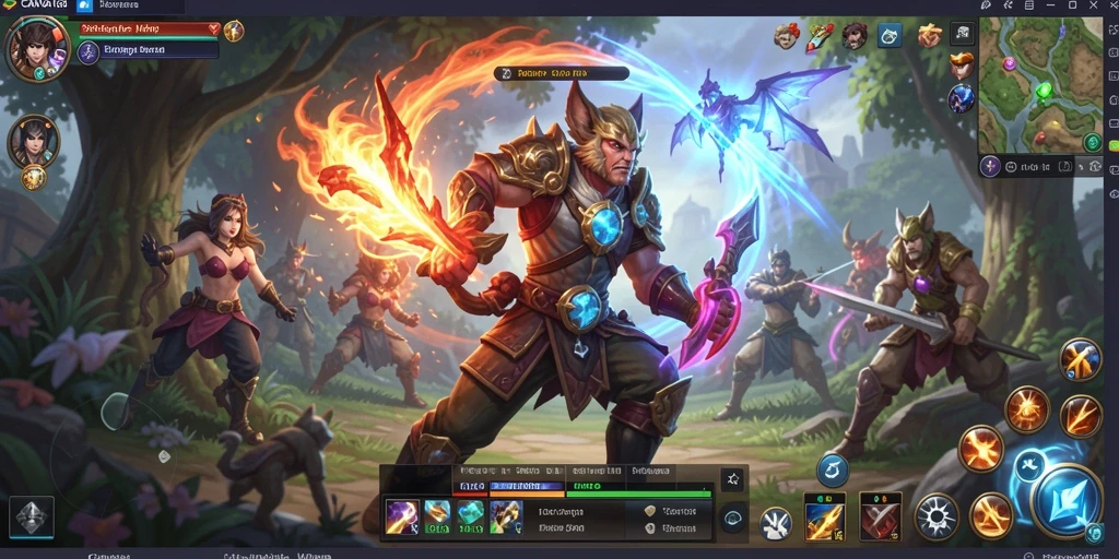 Tampilan menarik dari gameplay MMORPG di CANVA168 memperlihatkan aksi dan petualangan seru.