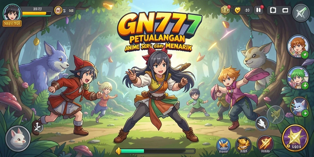 Tampilkan gameplay mendebarkan dari petualangan Anime di GN777.