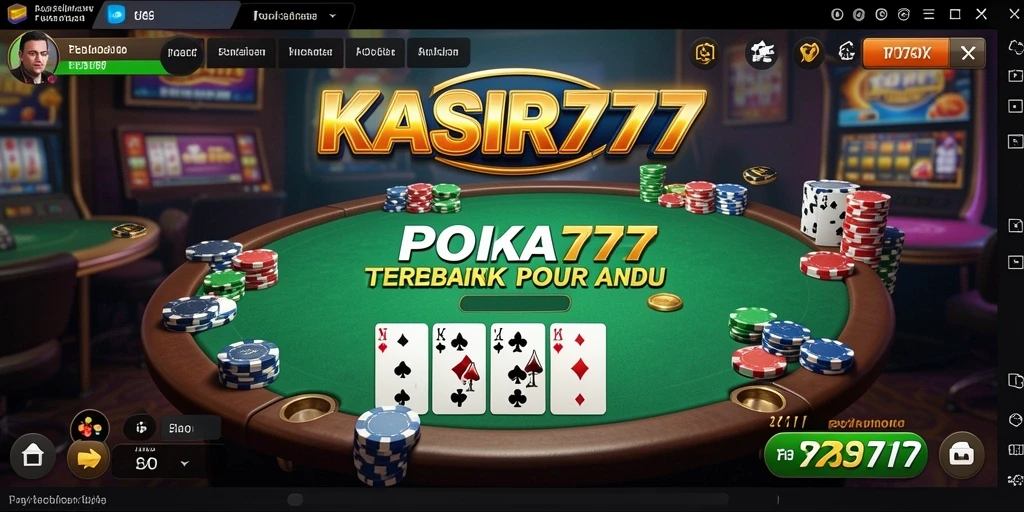 Screenshot gameplay KASIR777 yang menampilkan aksi kompetisi Poker.