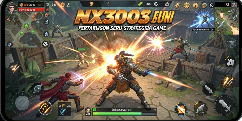 Tampilan grafis menakjubkan dari permainan pertarungan NX303.